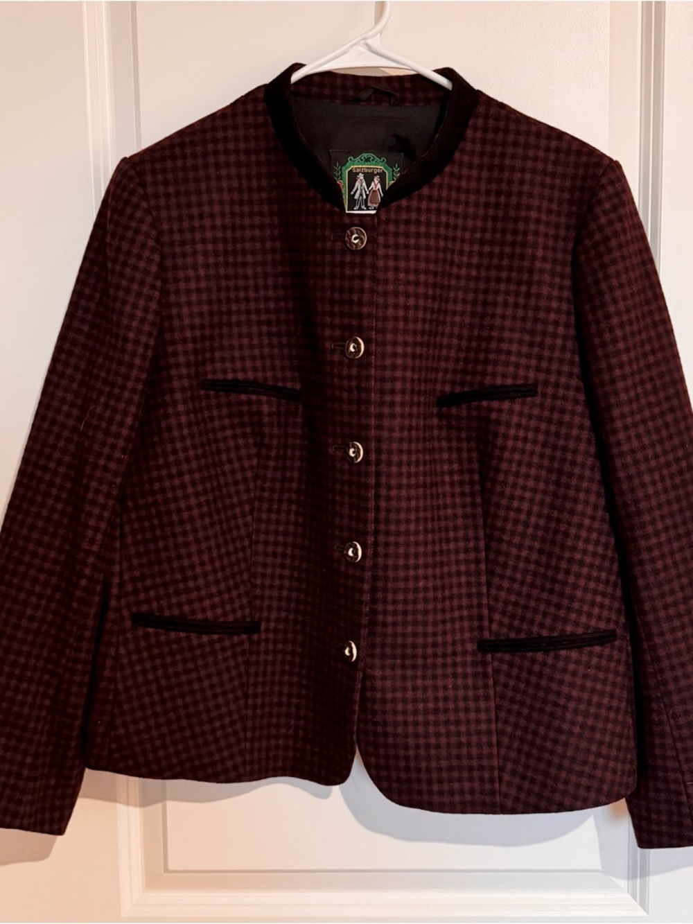 Salzburg TRADITIONAL COSTUMES FROM AUSTRIA by Wenger Pure New Wool Jacket Sz 42